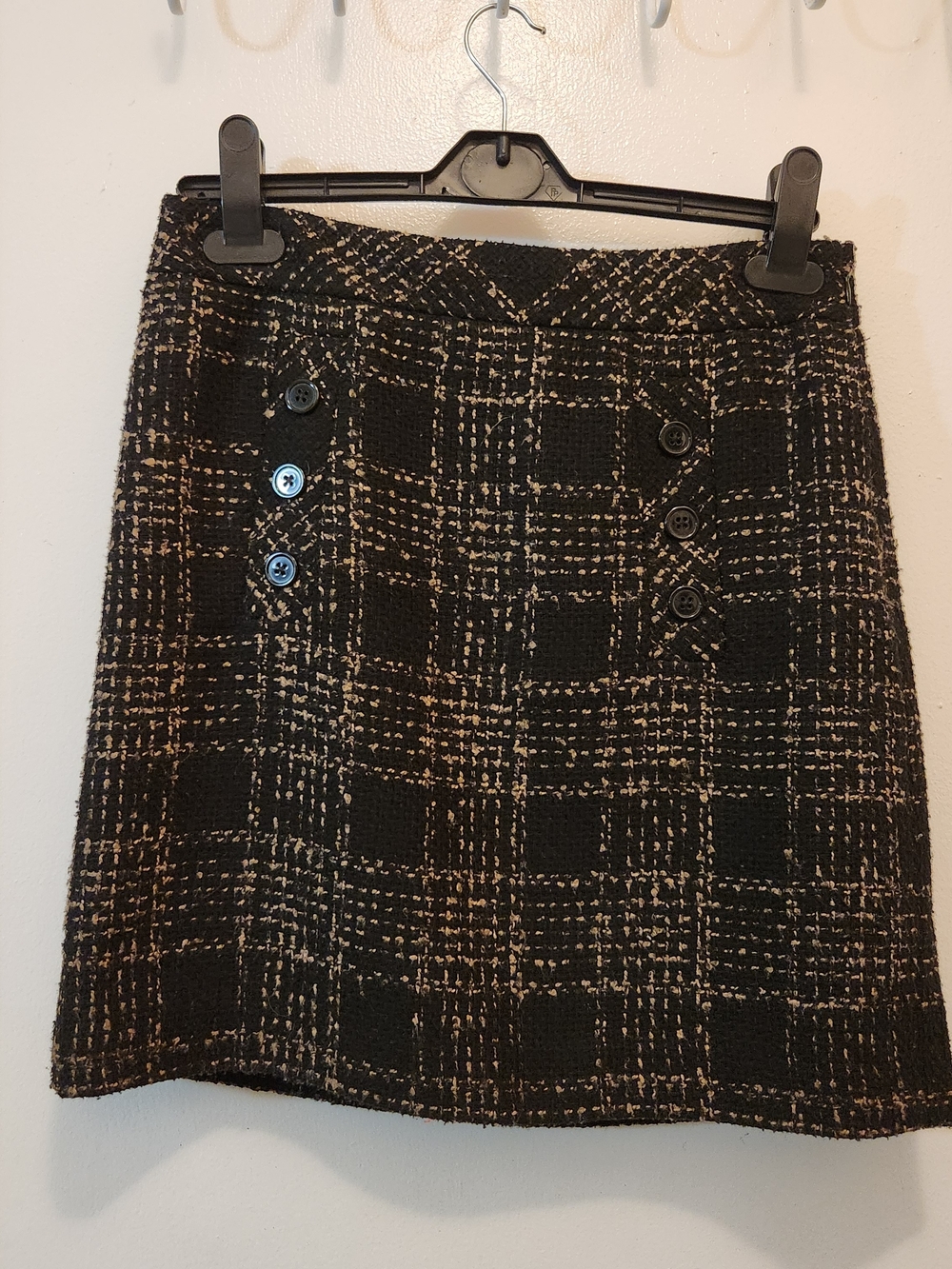 LOFT Petite Black & Cream Bouclé Jacket